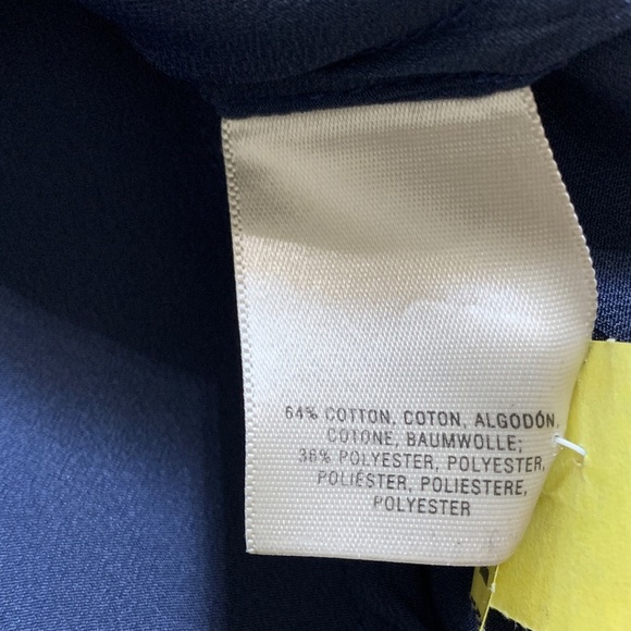 Anthropologie Maeve Kenia Swing‎ Cropped Top Navy Floral Lace XL - Picture 8 of 9